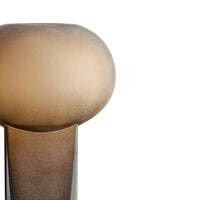Carla Large Opaque Brown Glass Vase