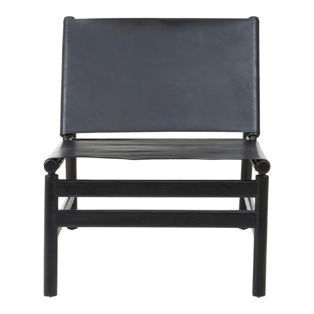 Sonari Black Leather Chair