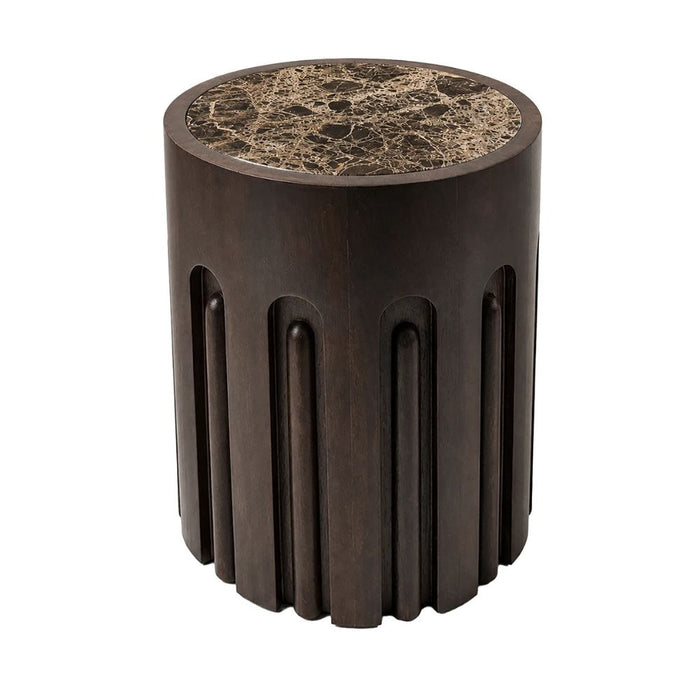 Kling Round Brown Side Table