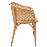 Lorenza Natural Cane Beige Bench