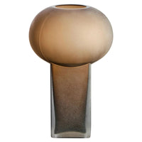 Carla Large Opaque Brown Glass Vase