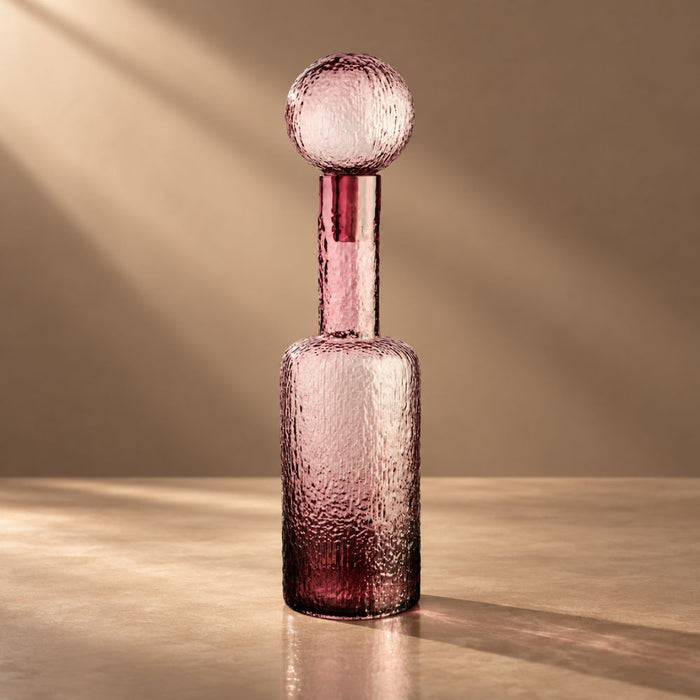 Accessories-Ornaments-Large-Textured-Pink-Glass-Bottle