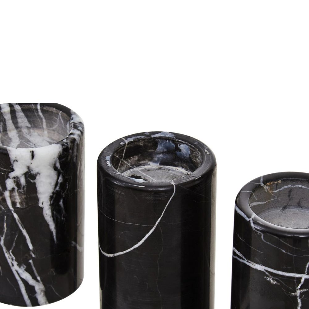 Accessories-Ornaments-Set-Of-3-Black-Marble-Tealight-Holders