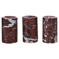 Accessories-Ornaments-Set-Of-3-Red-Marble-Tealight-Holders
