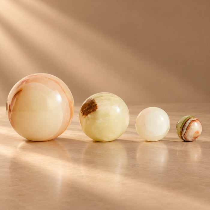 Onyx Set of 4 Deco Balls