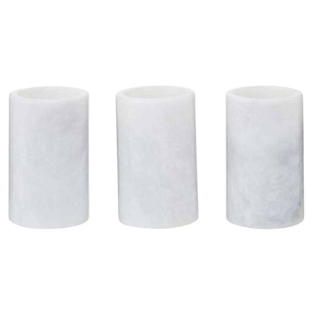 Accessories-Sculptures-Set-Of-3-White-Marble-Tealight-Holders