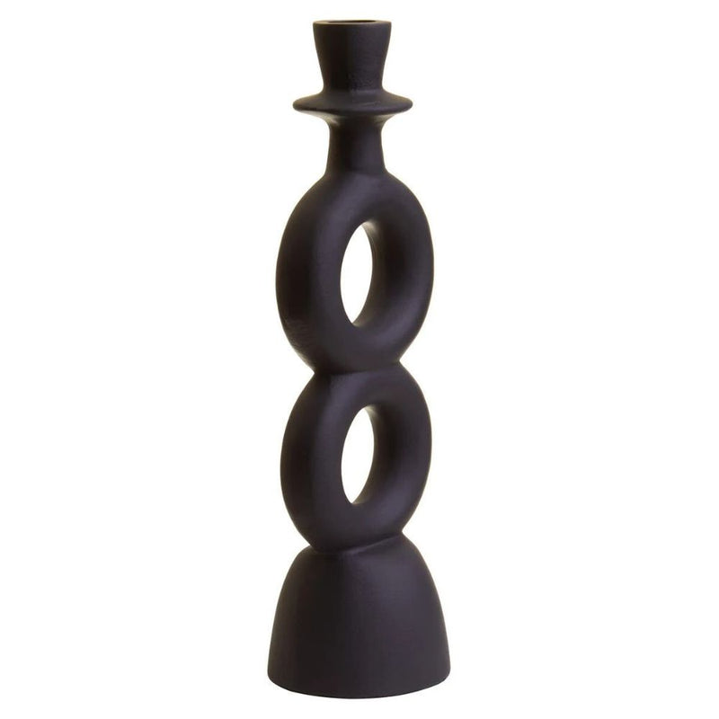 Accessories-Sculptures-Solomon-Large-Black-Candle-Holder