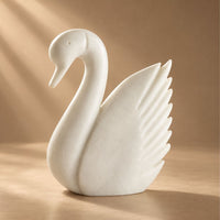 Accessories-Sculptures-White-Marble-Decorative-Swan