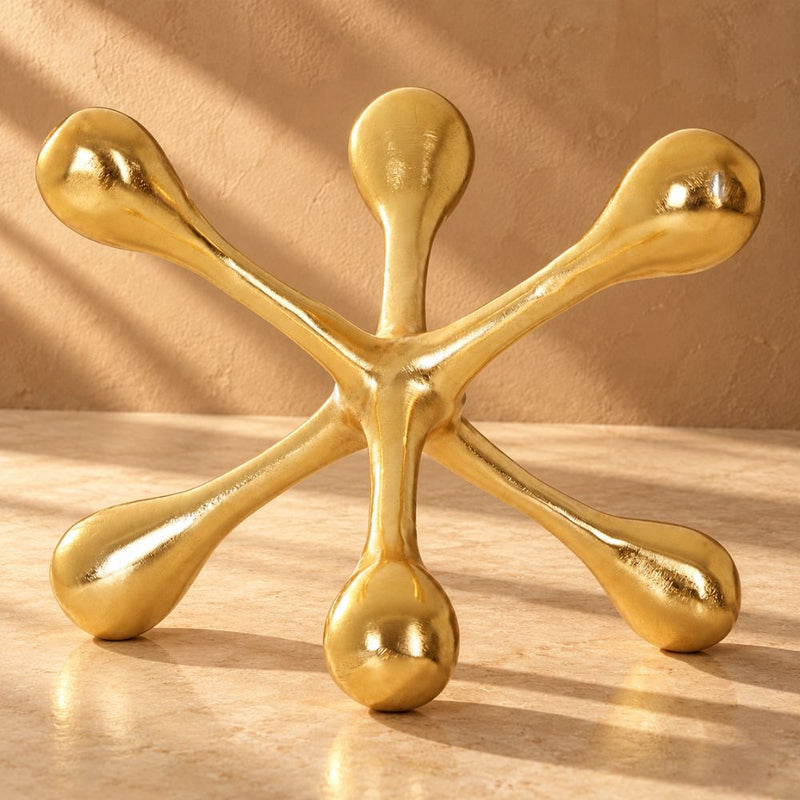 Accessories-Solaro-Gold-Abstract-Sculpture