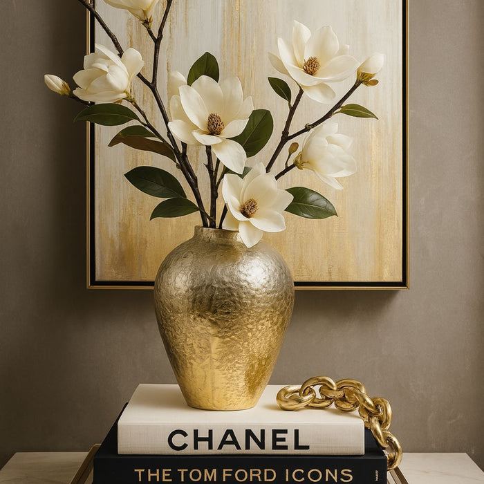 Arlo Small Vase – Ombre Gold & Silver