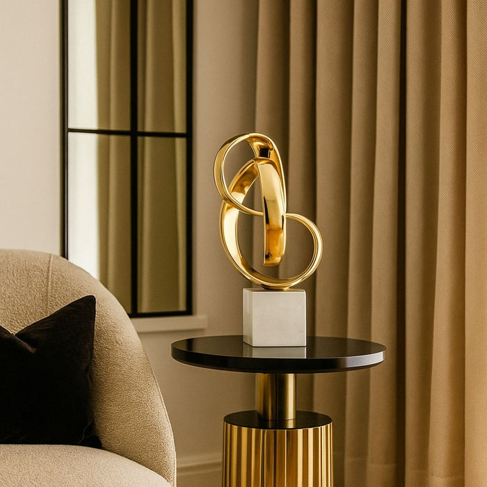 Astrid Gold Knot Sculpture