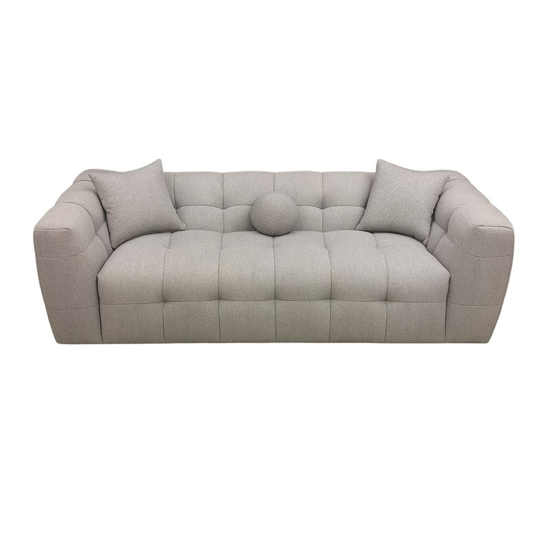 Bellagio Sofa 3 Seater – Cloud Grey Bouclé