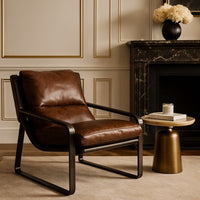 Branford Brown Chair – Industrial Strength, Pillow-Soft Comfort