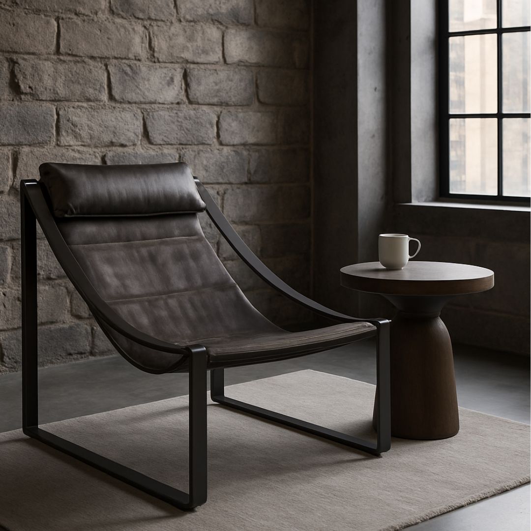 Brock Black Chair – Industrial Precision, Uncompromised Comfort