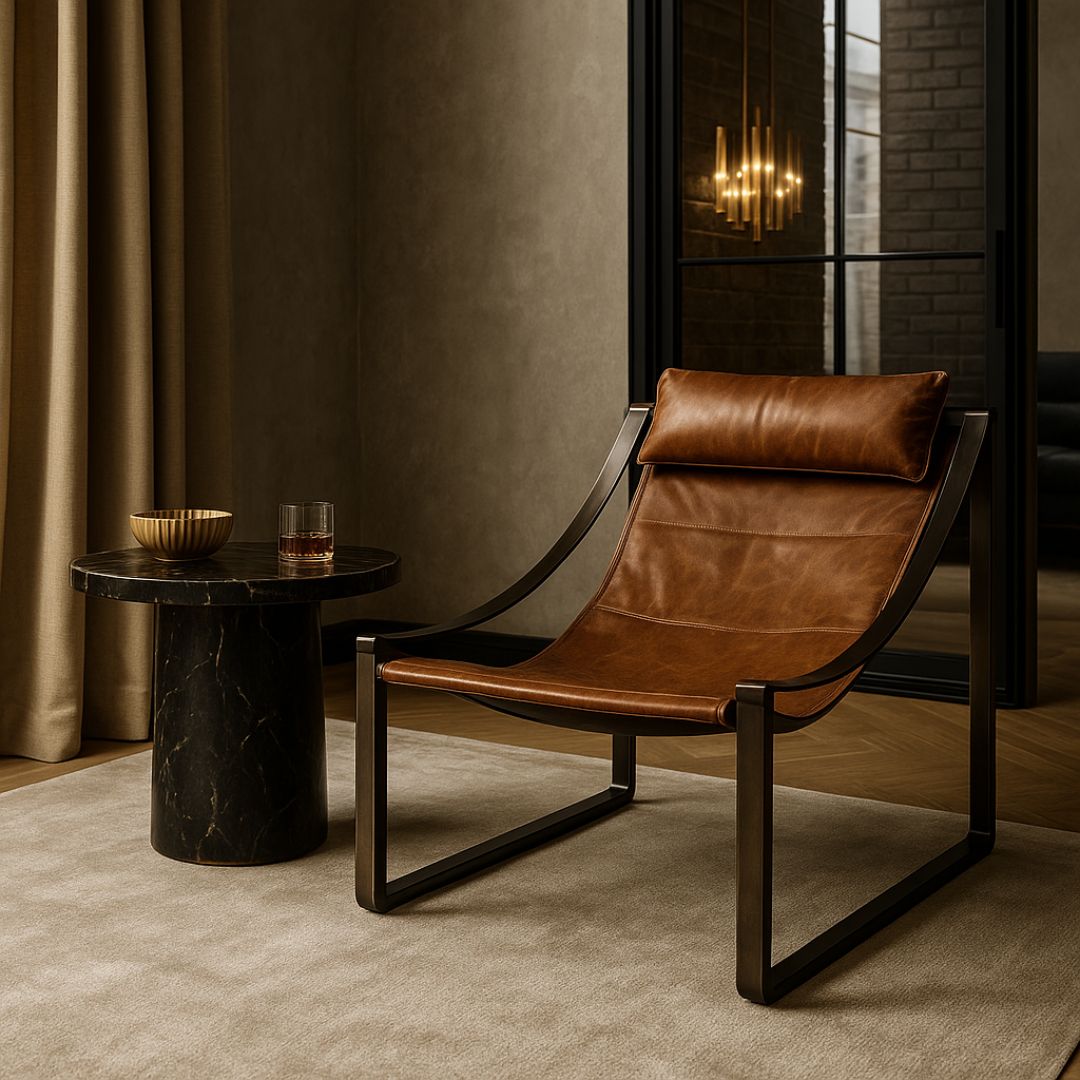 Brock Brown Chair – Industrial Precision, Uncompromised Comfort