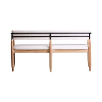 Calviano Cream Textured Dining Bench