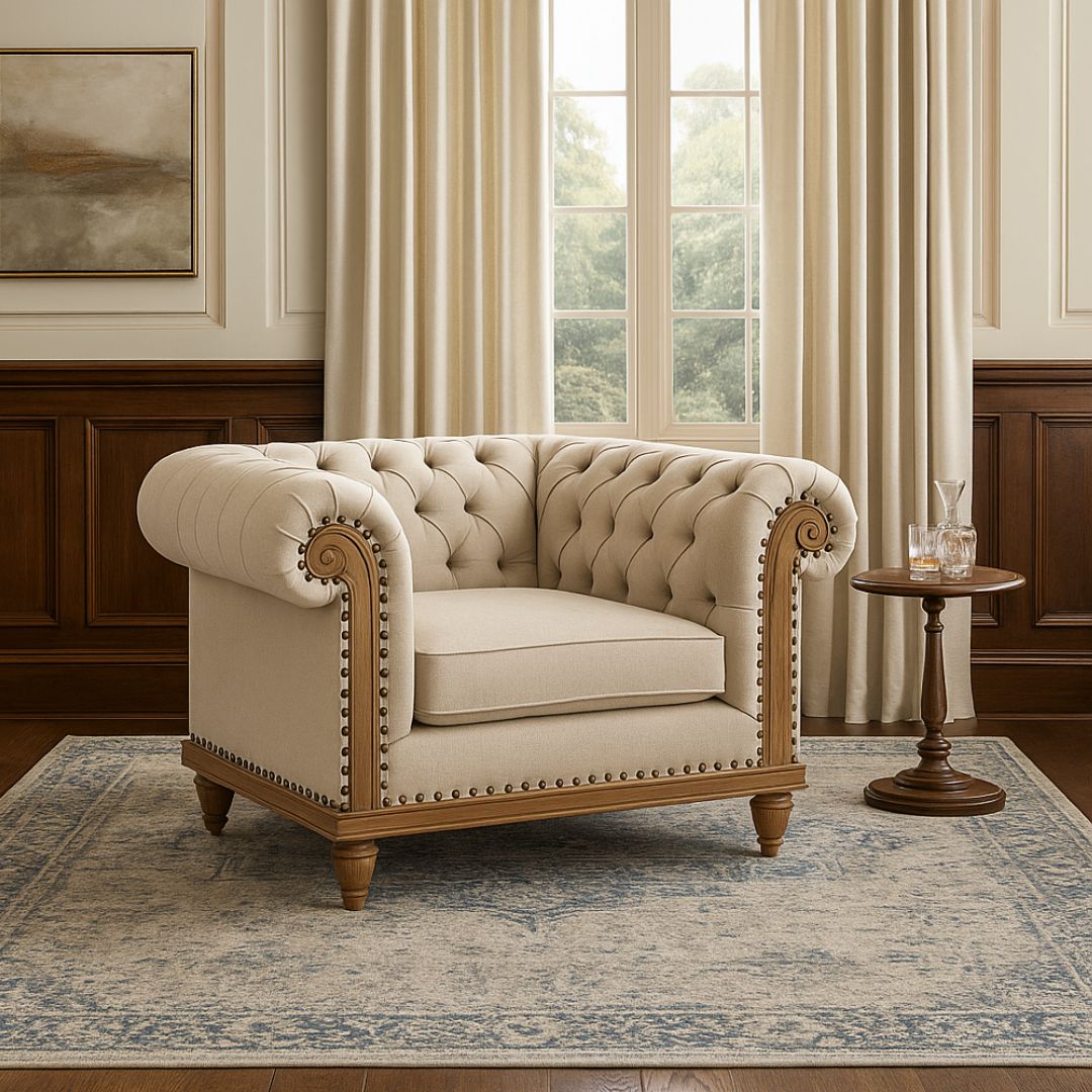 Camden Chesterfield Chair – Heritage Elegance, Reimagined