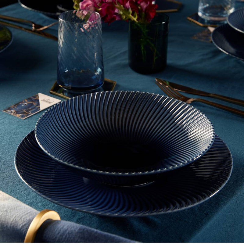 Blue 12pc Tableware Set