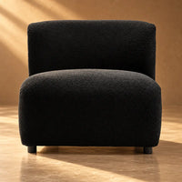Eldra-Black-Boucle-Armless-Chair-Studio