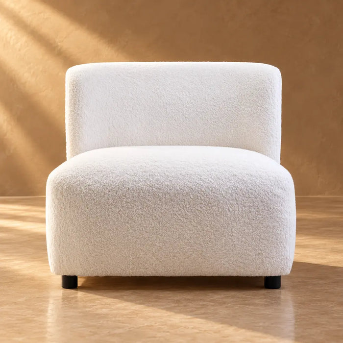 Eldra-Ivory-Boucle-Armless-Chair-Lifestyle