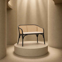 Lorenza Natural Cane Bench