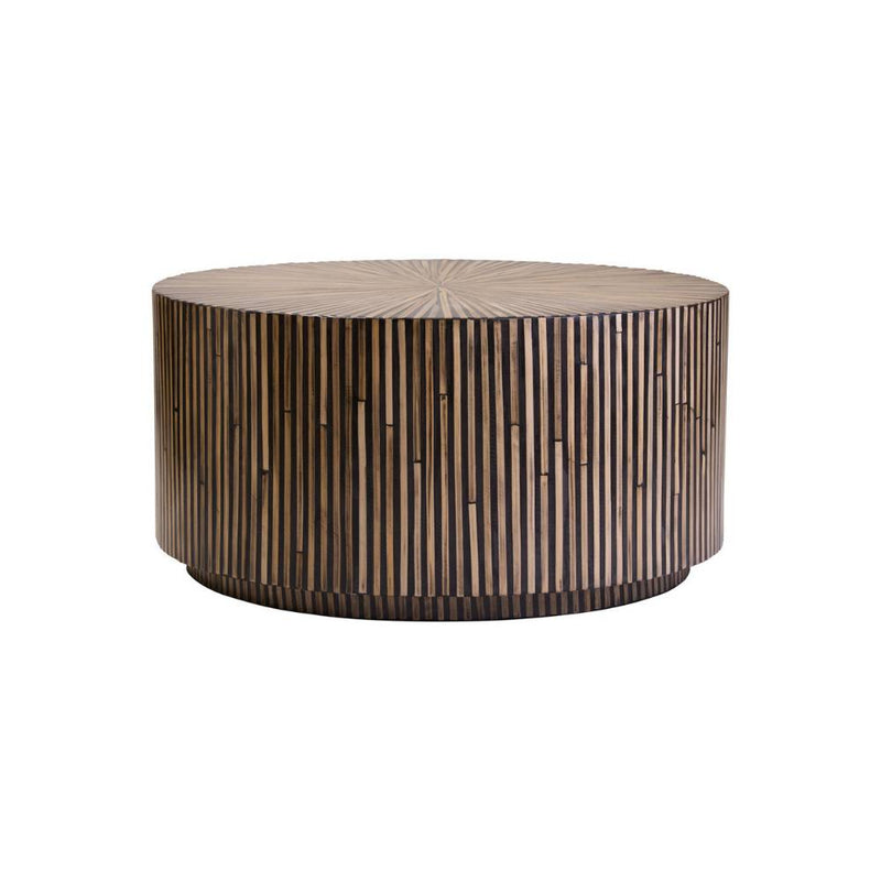 Orana Bamboo Inlay Round Coffee Table