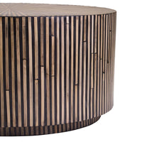 Orana Bamboo Inlay Round Coffee Table