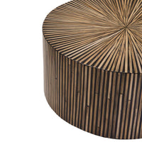 Orana Bamboo Inlay Round Coffee Table