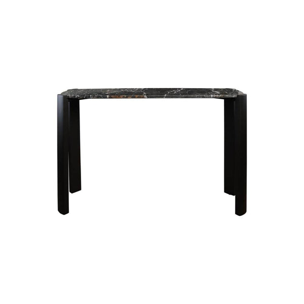Elara Black Marble Veneer Console Table
