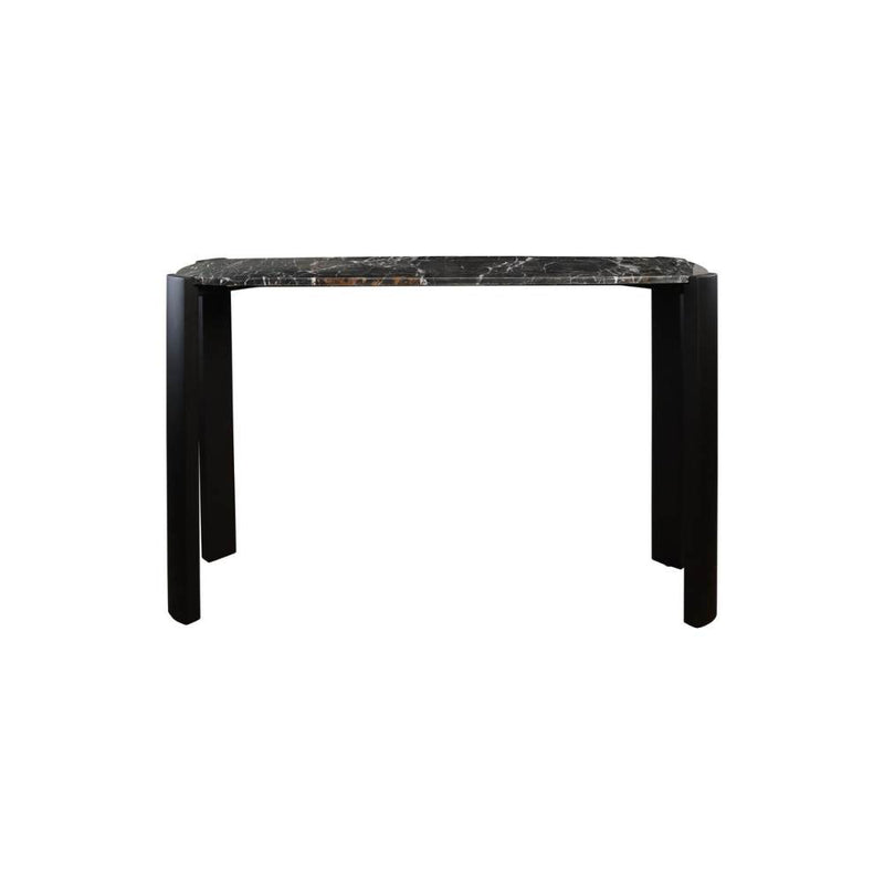 Elara Black Marble Veneer Console Table