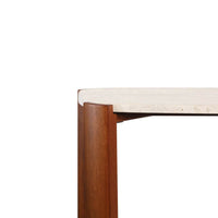 Elara Travertine Console Table