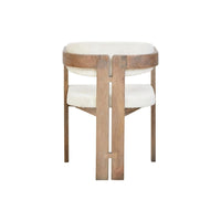 Ardino Grey Mango Wood & Bouclé Chair