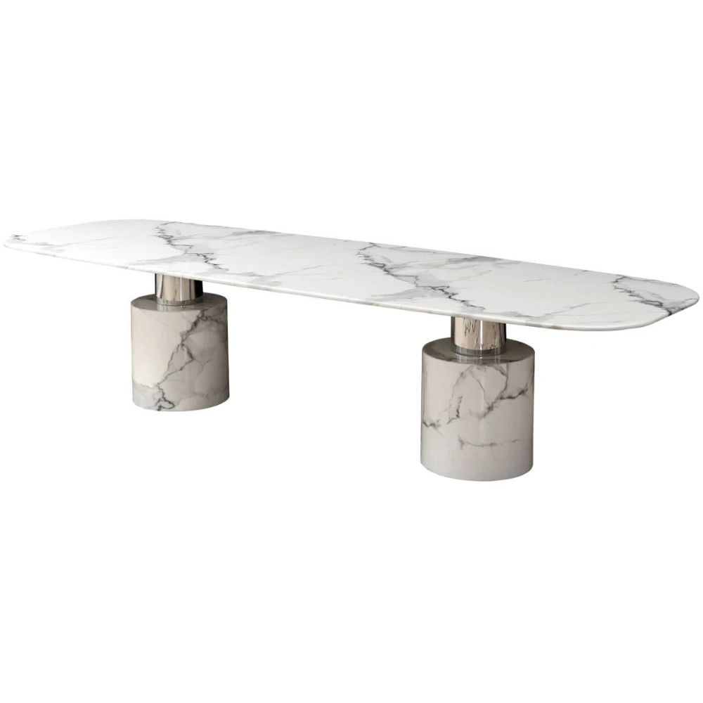 Furniture-Dining-Table-Carvaggio-White-Marble-Dining-Table