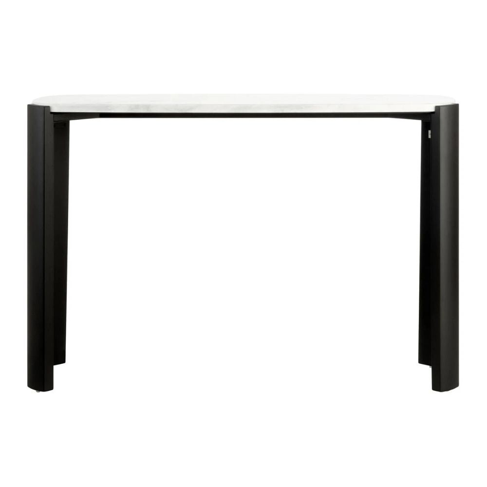 Furniture-Elara-White-Marble-Top-Console-Table