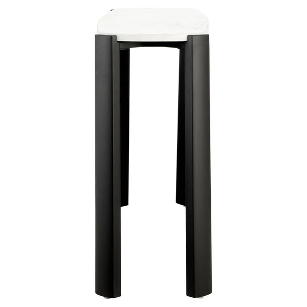Furniture-Elara-White-Marble-Top-Console-Table