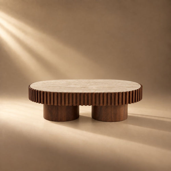 Furniture-Kering-Oval-Travertine-Coffee-Table-Lifestyle