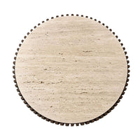 Furniture-Kering-Round-Travertine-Coffee-Table