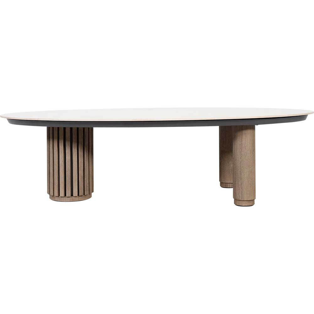Oval garden coffee table CHESTER