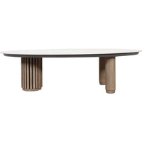 Oval garden coffee table CHESTER