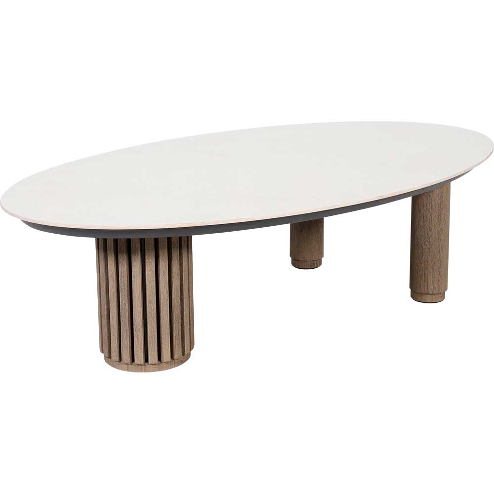 Oval garden coffee table CHESTER