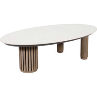 Oval garden coffee table CHESTER