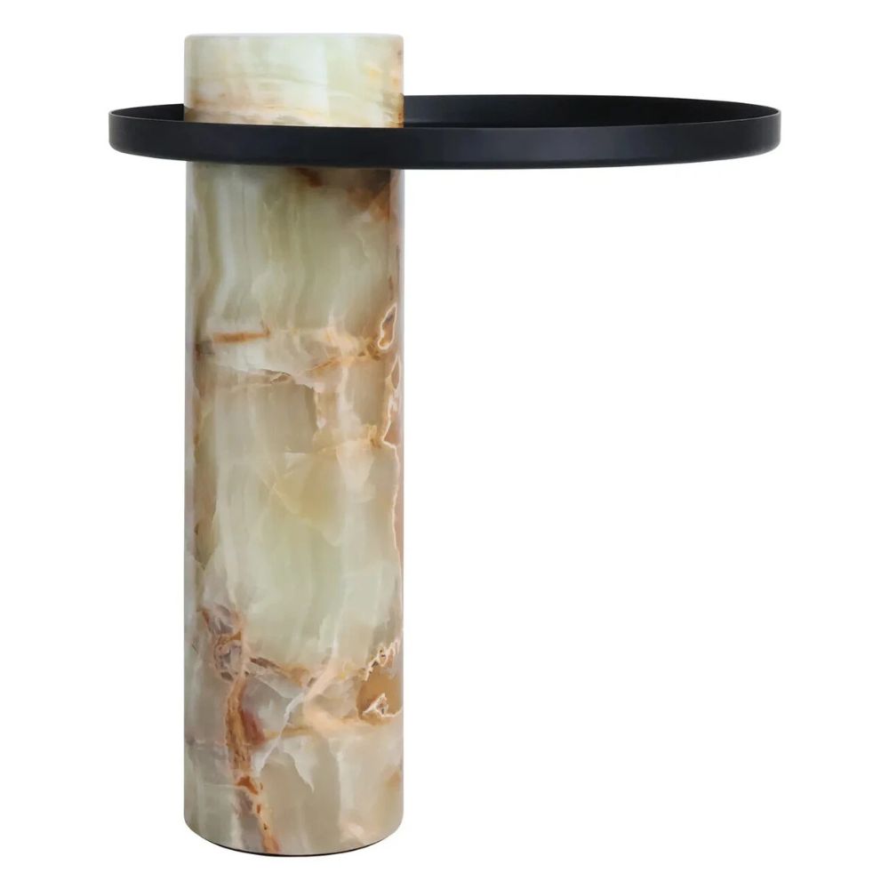 Furniture-Mantis-Onyx-Column-Base-Side-Table