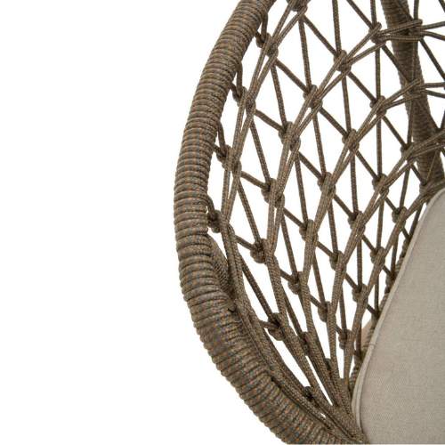 Marlowe Grey Woven Rope Chair x 2