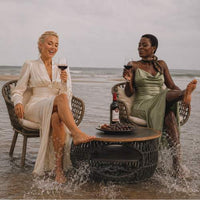 Marlowe Grey Woven Rope Chair x 2