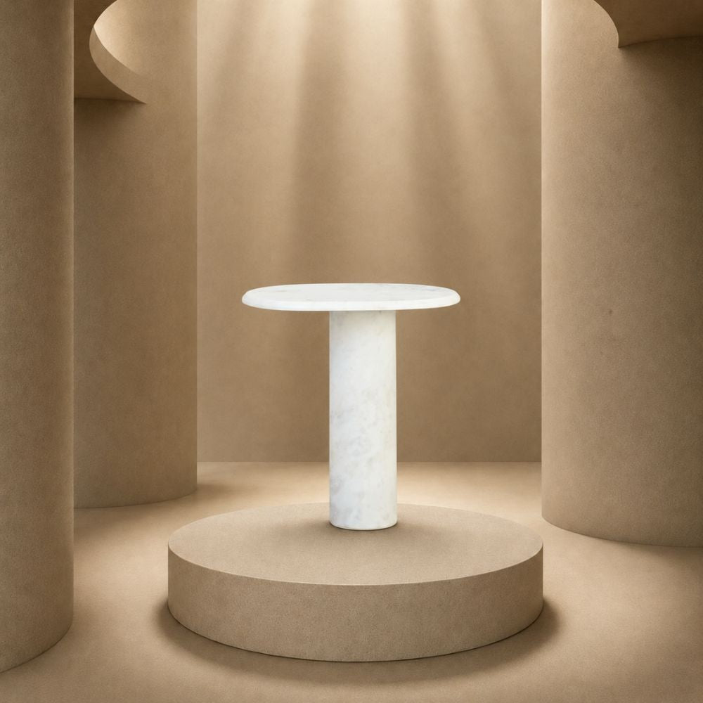 Calacatta Marble Side Table