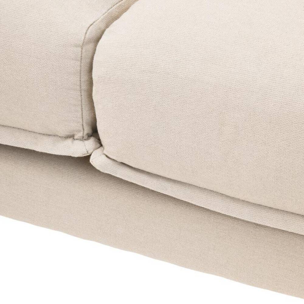 Avenne Cream three-seat right-hand chaise sofa