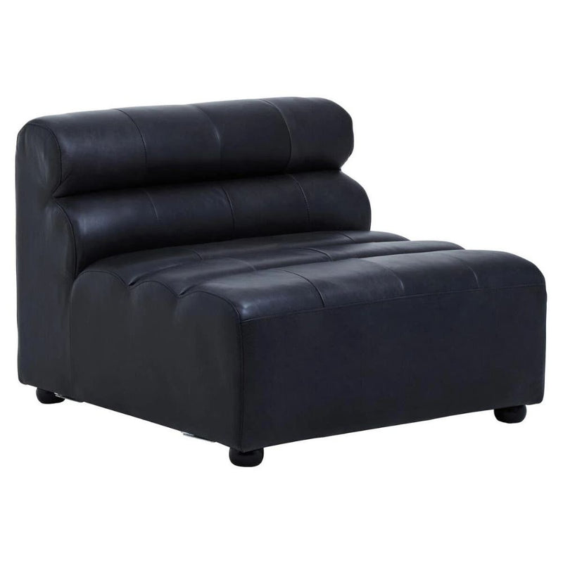 Furniture-Sofas-Klein-Antique-Black-Leather-Modular-Chair