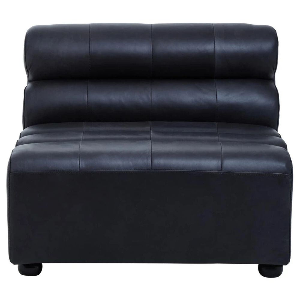 Furniture-Sofas-Klein-Antique-Black-Leather-Modular-Chair
