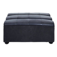 Furniture-Sofas-Klein-Antique-Black-Leather-Modular-Ottoman