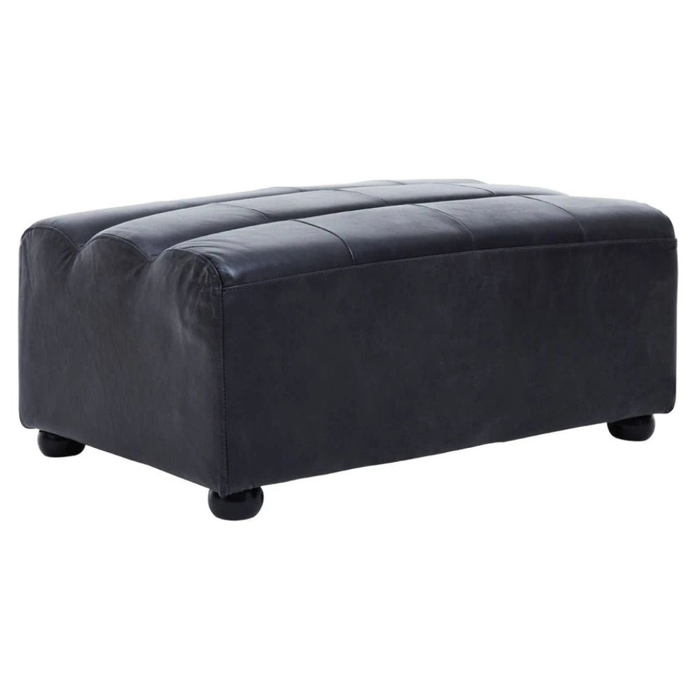 Furniture-Sofas-Klein-Antique-Black-Leather-Modular-Ottoman